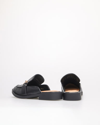 Tomaz NN342 Ladies Two Tones Mules (Black)