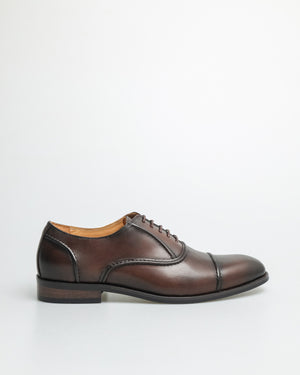
                  
                    Load image into Gallery viewer, Tomaz F356 Men&amp;#39;s Cap Toe Oxford (Coffee)
                  
                