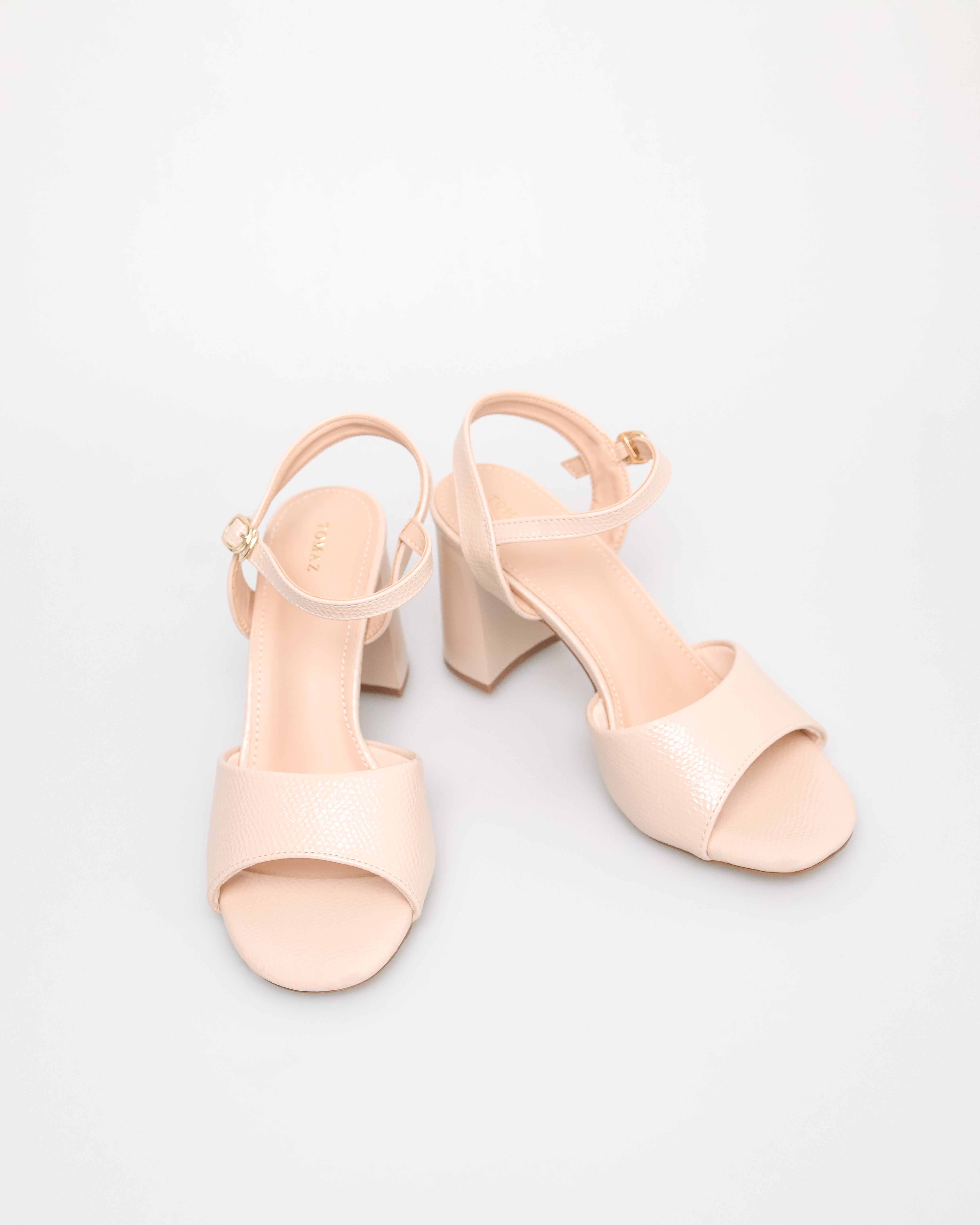 Tomaz NN292 Ladies Slingback High Heels (Beige)