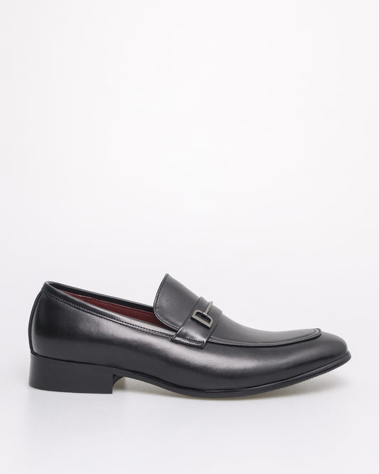 Tomaz HF101 Men's Classic Buckle Loafer (Black)