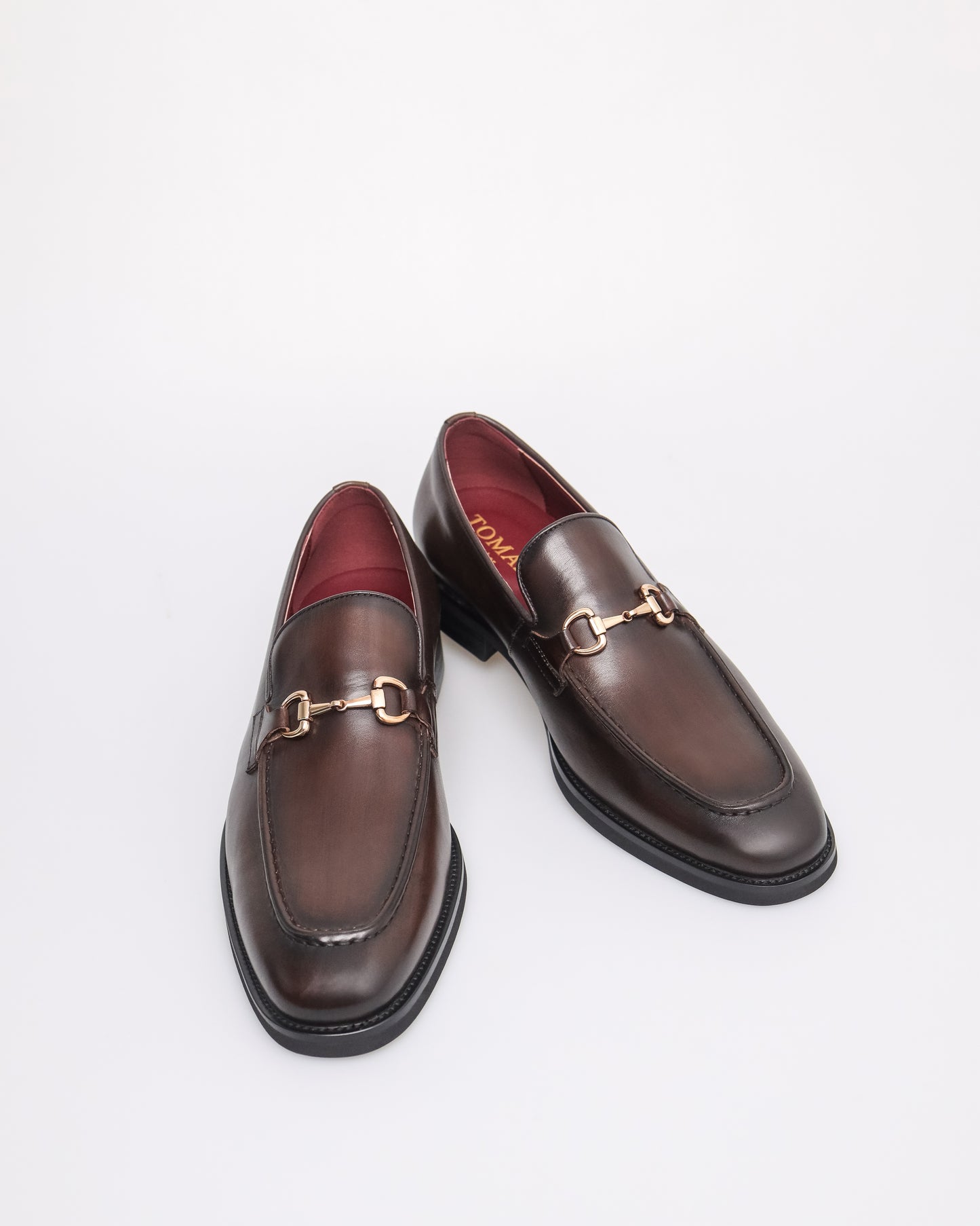 Tomaz HF097 Men's Horsebit Loafers (Coffee)