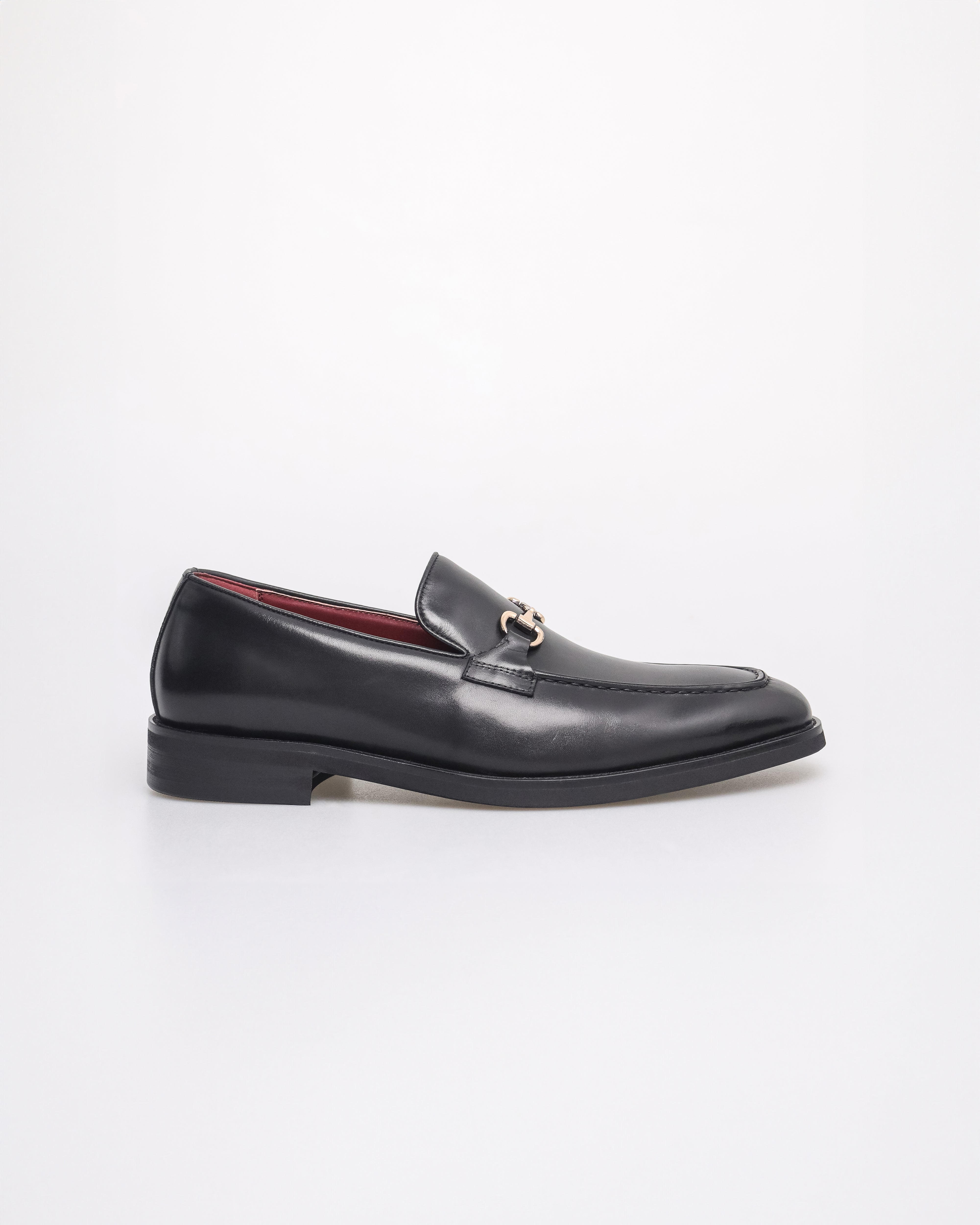 Tomaz HF097 Men's Horsebit Loafers (Black)