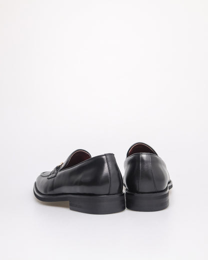 Tomaz HF097 Men's Horsebit Loafers (Black)