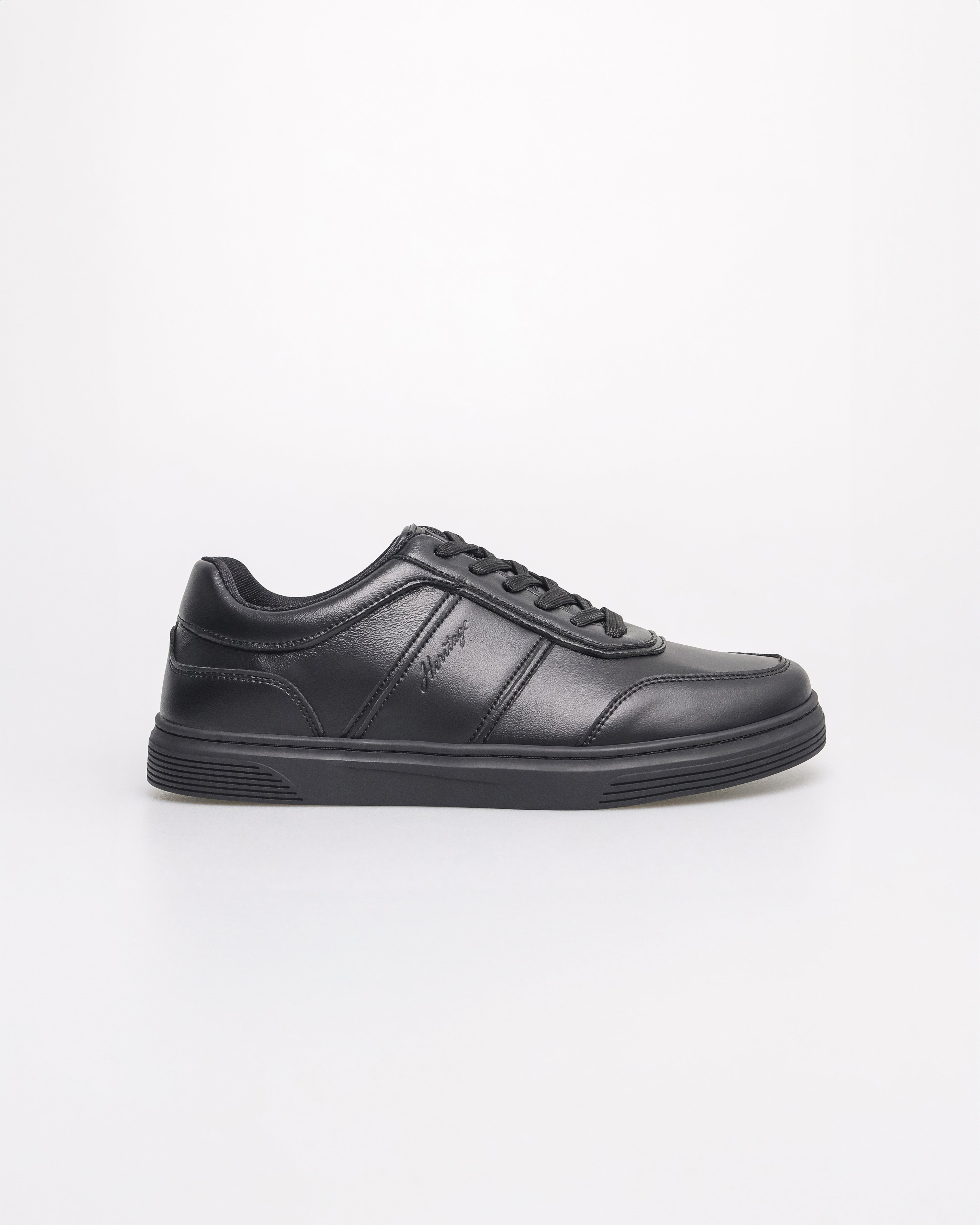 Tomaz C674 Men's Stripes Phantom Sneakers (Black)