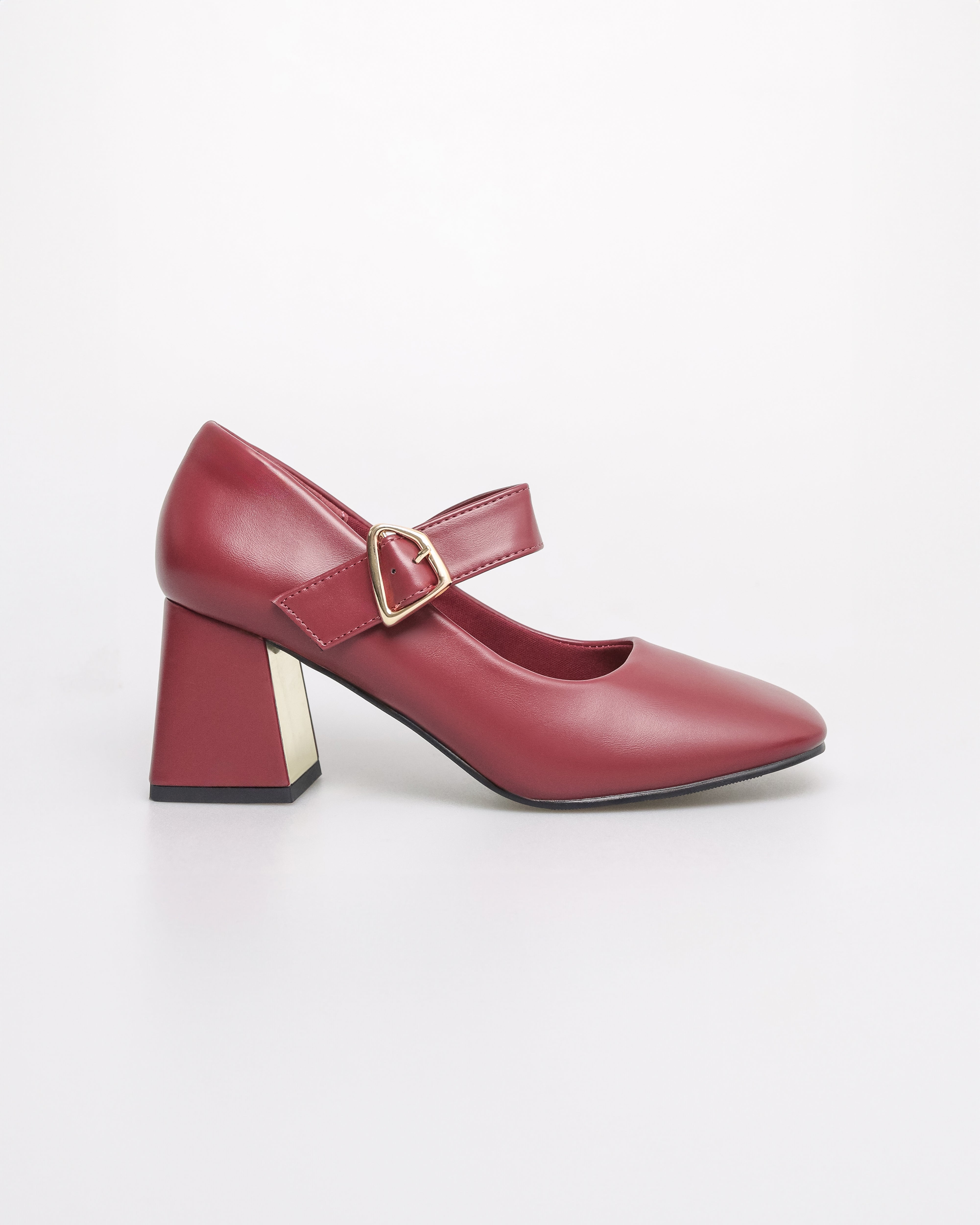 Tomaz NN350 Ladies Pointy Ballerina Heels (Burgundy)