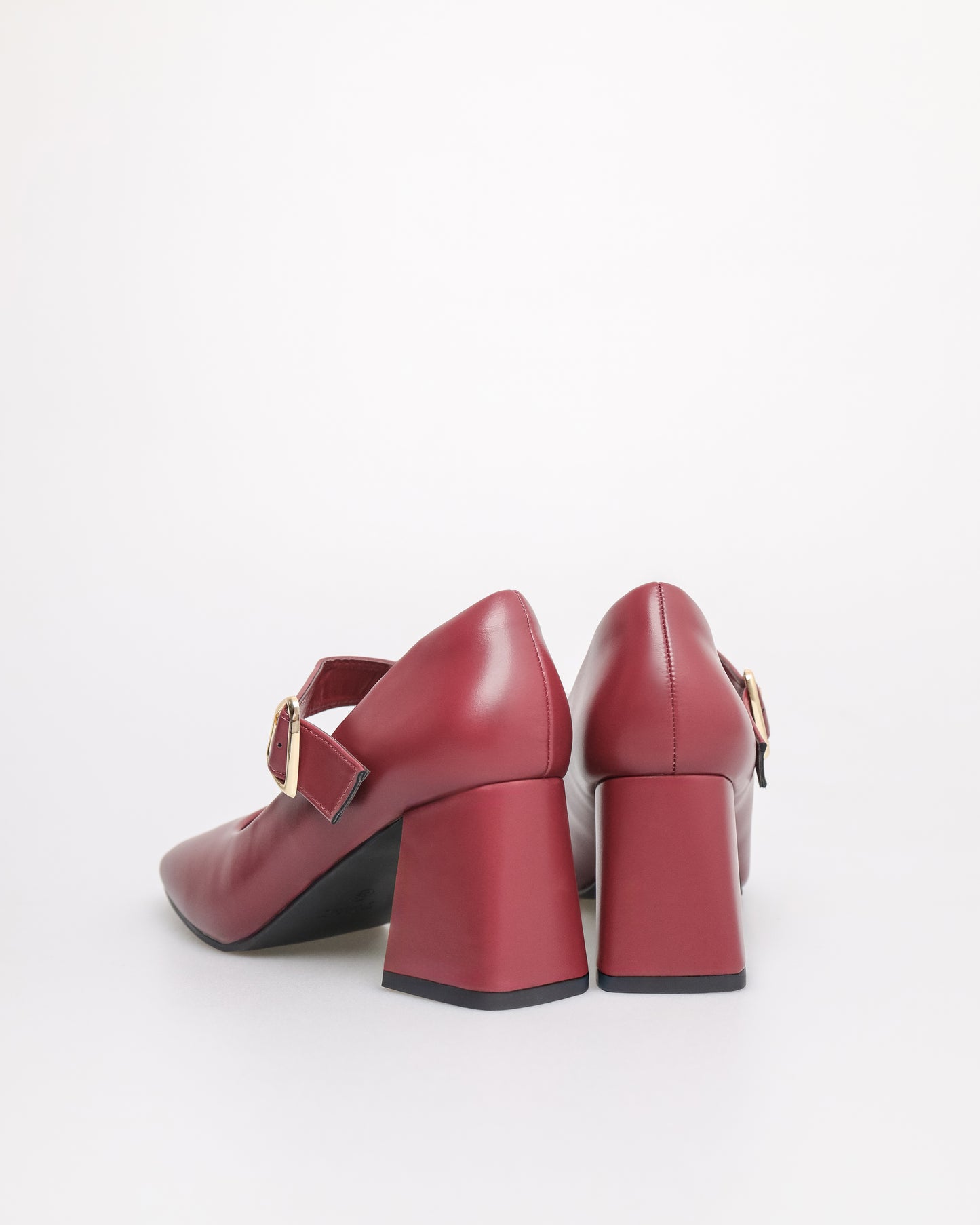 Tomaz NN350 Ladies Pointy Ballerina Heels (Burgundy)