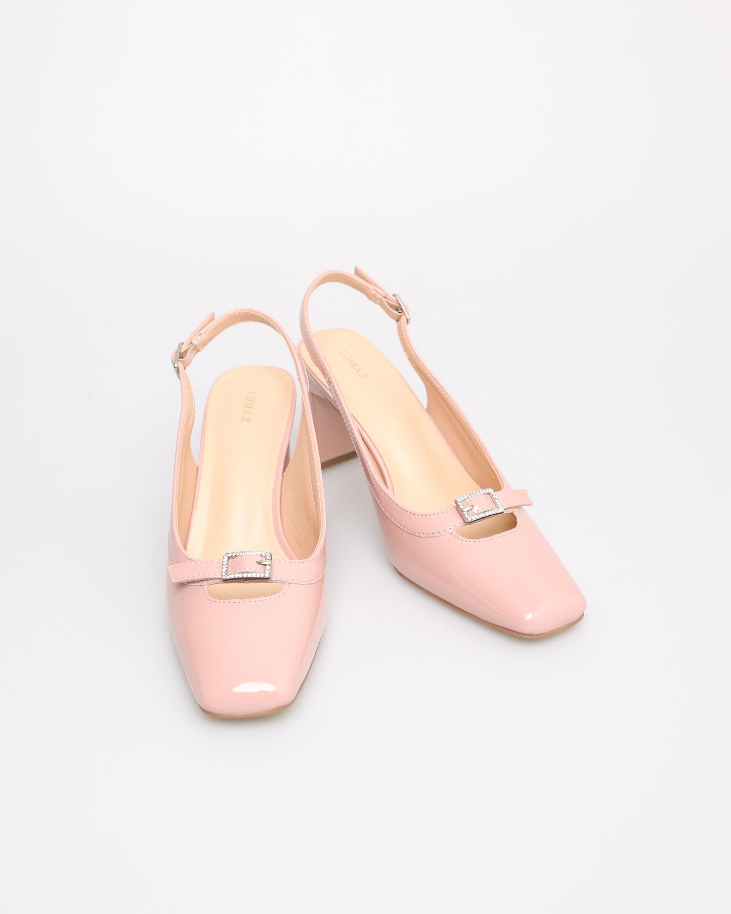 Tomaz NN412 Ladies Ballerina Slingback Heels (Pink)