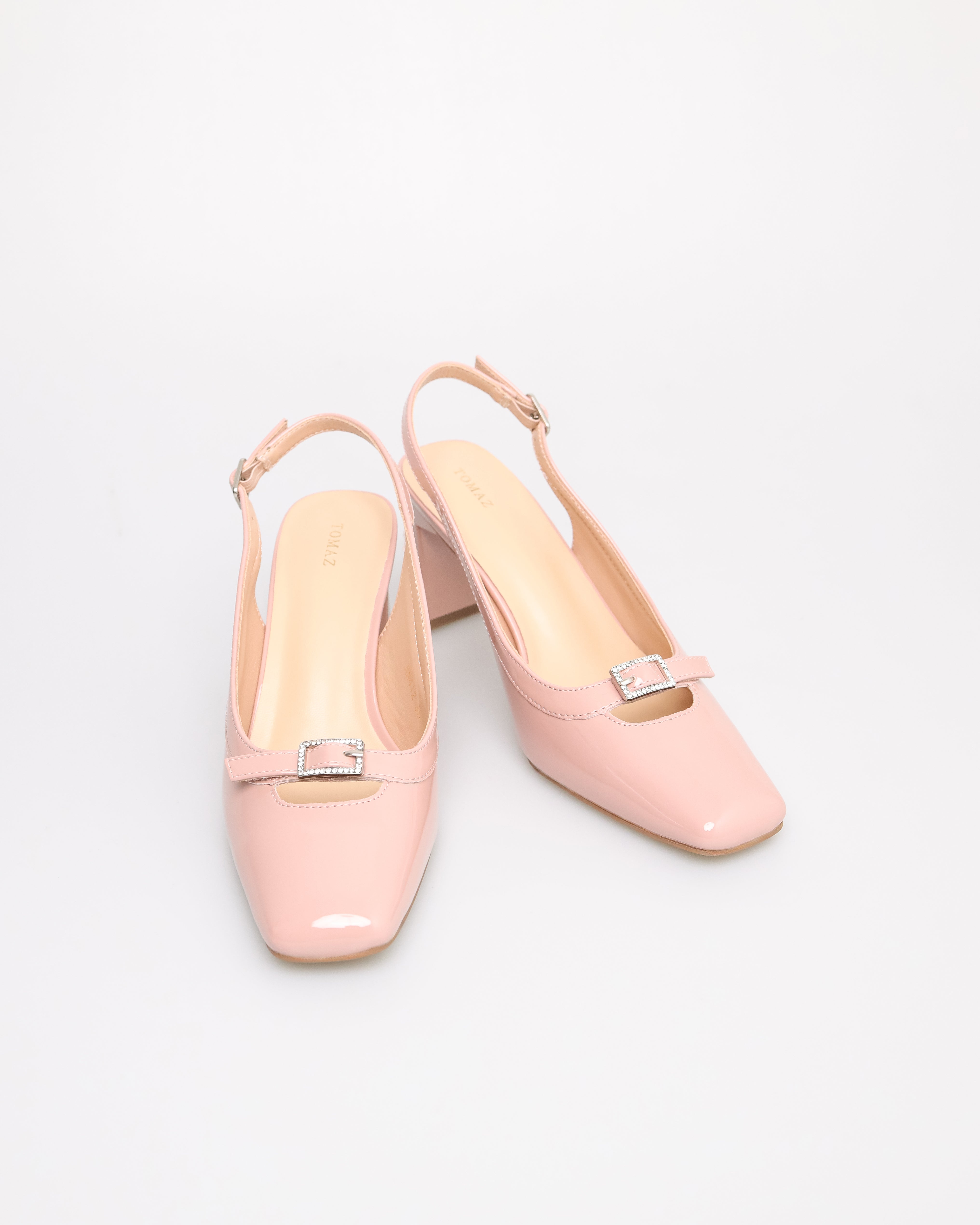 Tomaz NN412 Ladies Ballerina Slingback Heels (Pink)