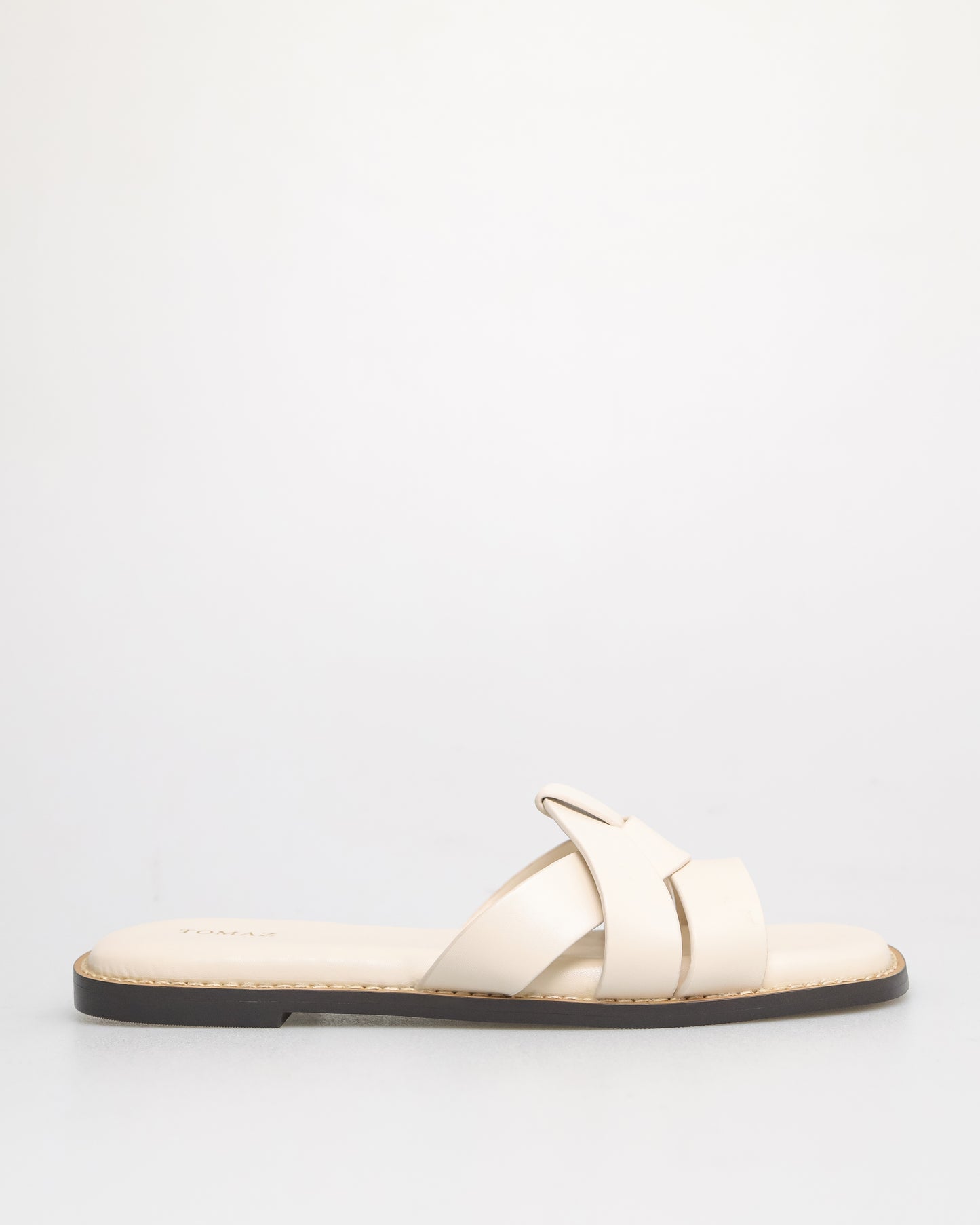 Tomaz YX185 Ladies Crossover Sandals (Cream)