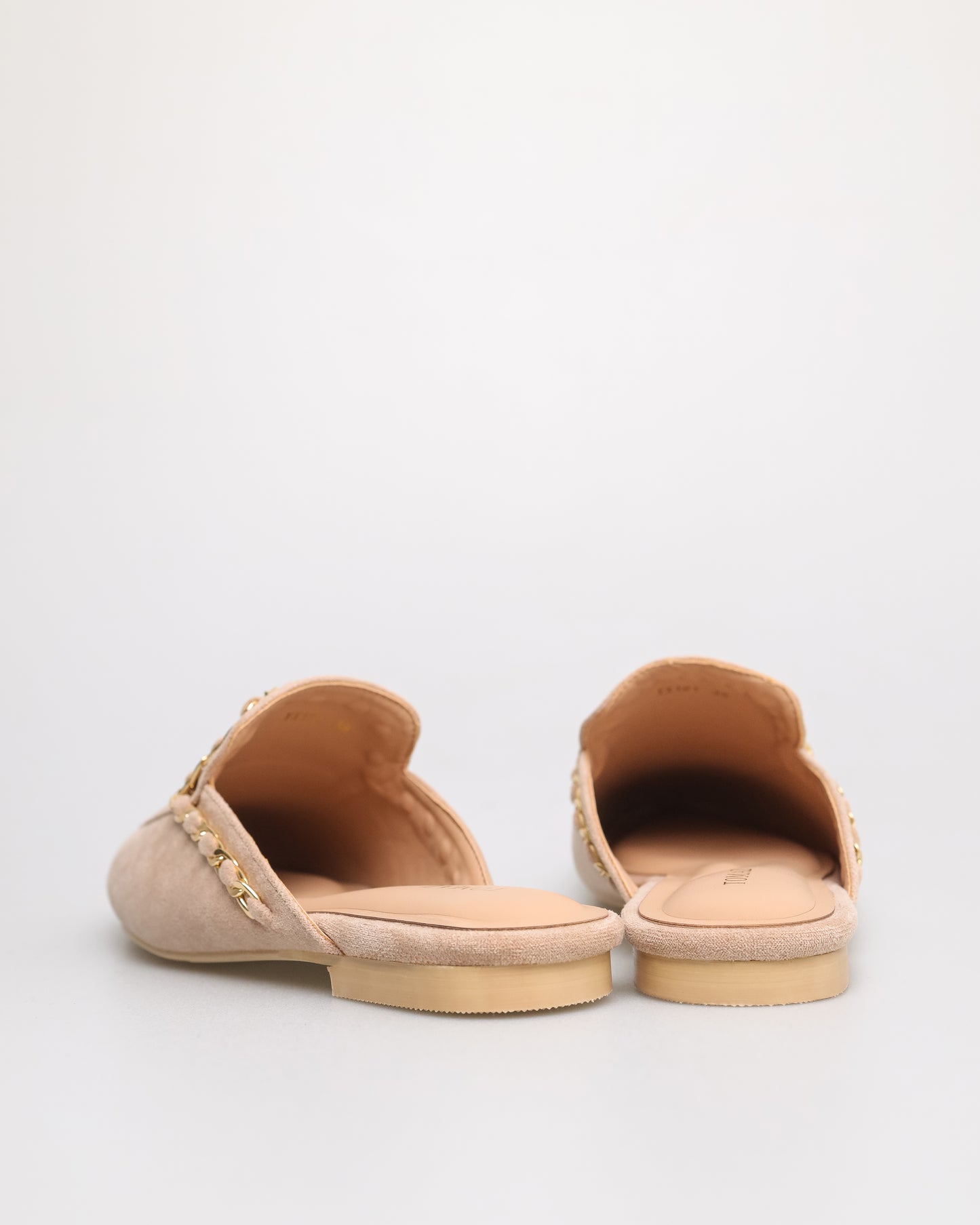 Tomaz YX181 Ladies Casual Mules (Nude Suede)