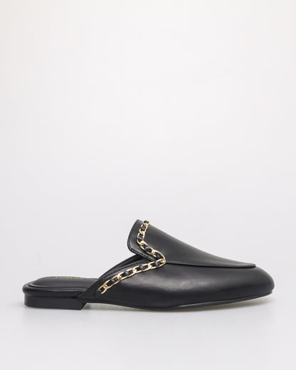 Tomaz YX181 Ladies Casual Mules (Black)