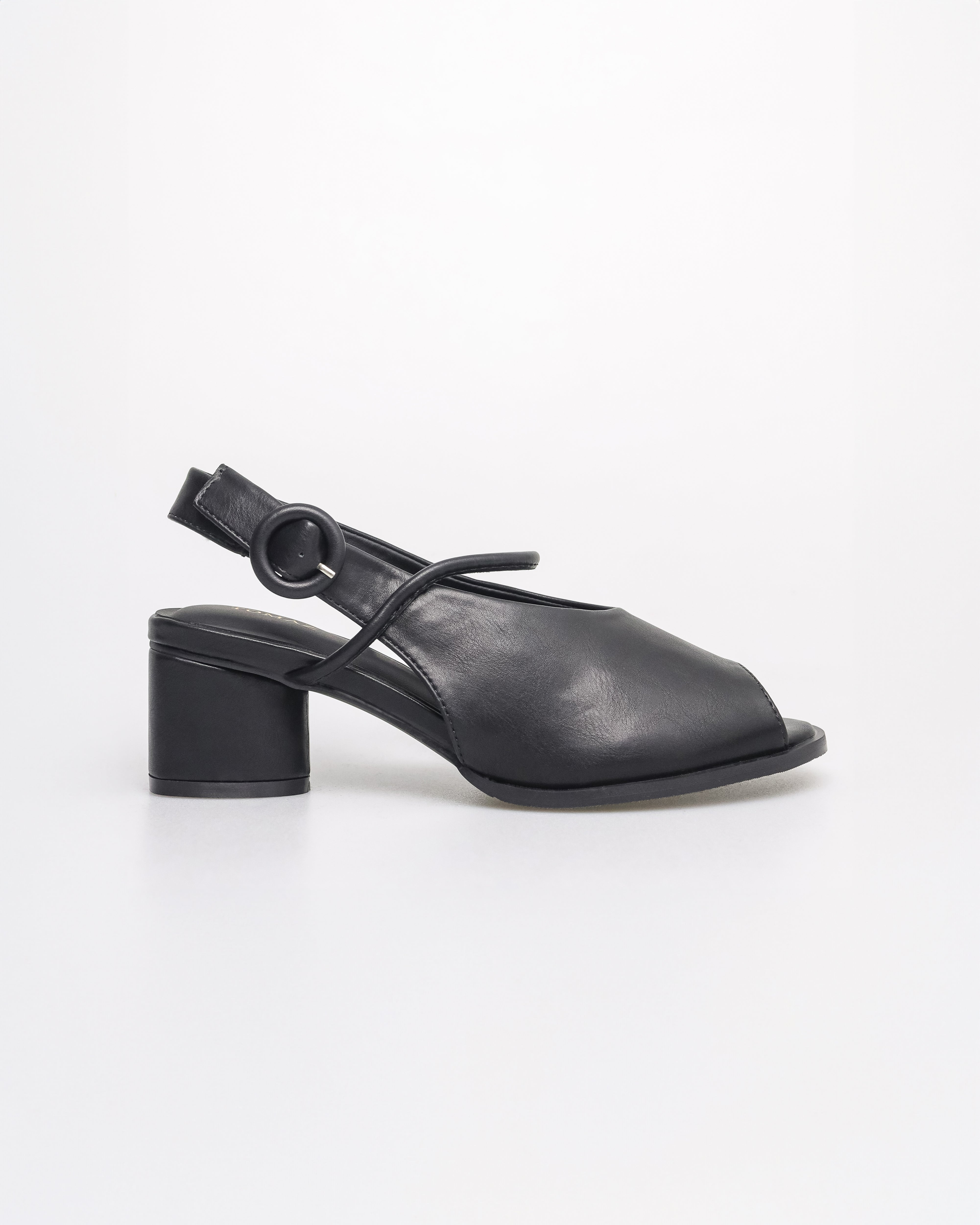 Tomaz YX173 Ladies Slingback Low Heels (Black)