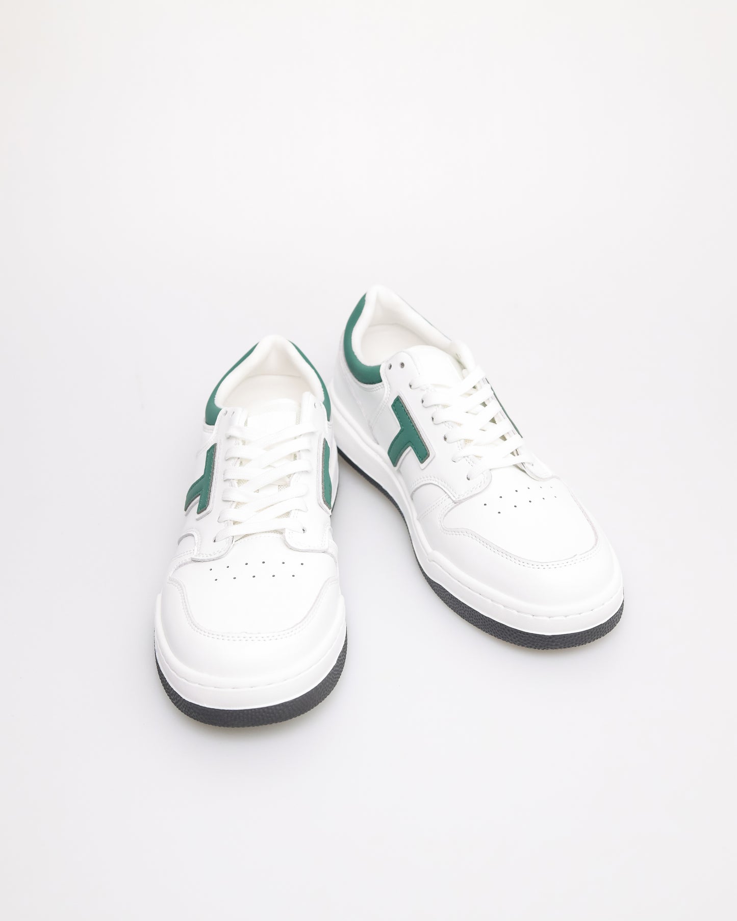 Tomaz TY025 Men's Sneakers (White/Green)