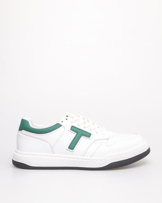 Tomaz TY025 Men's Sneakers (White/Green)