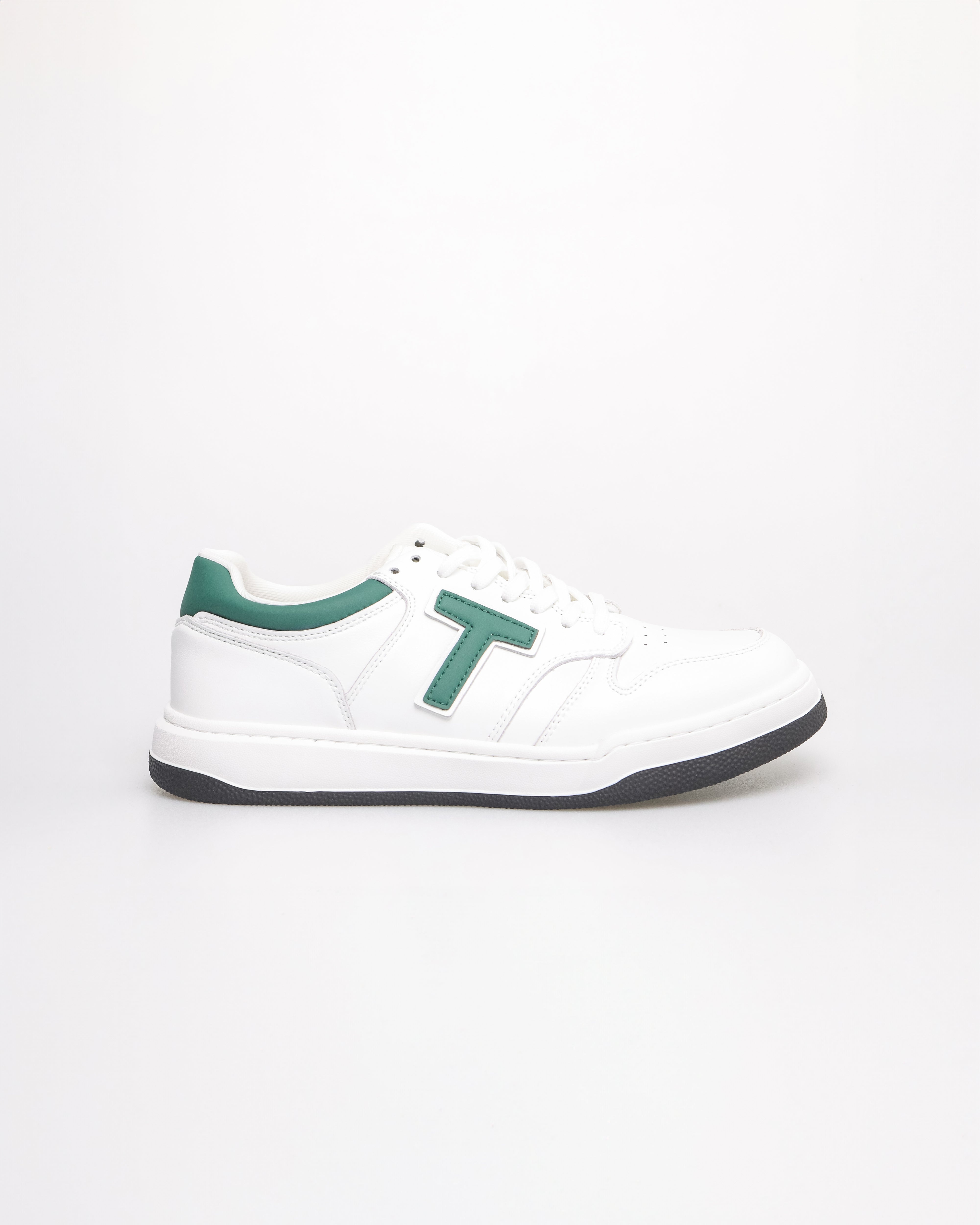 Tomaz TY025 Men's Treadmaster Sneakers (White/Green)