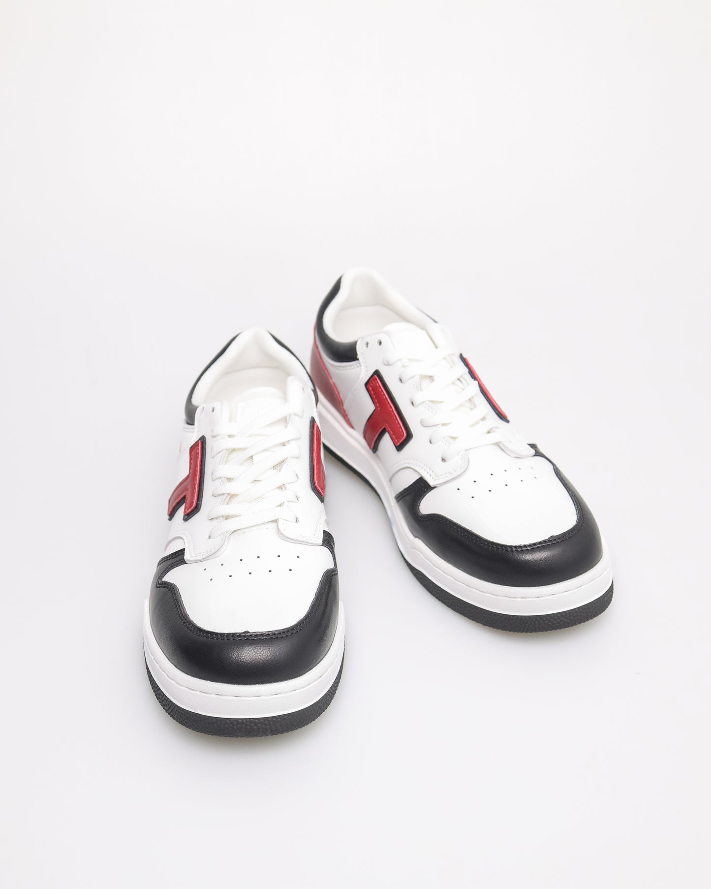 Tomaz TY025 Men's Sneakers (Black/White/Red)