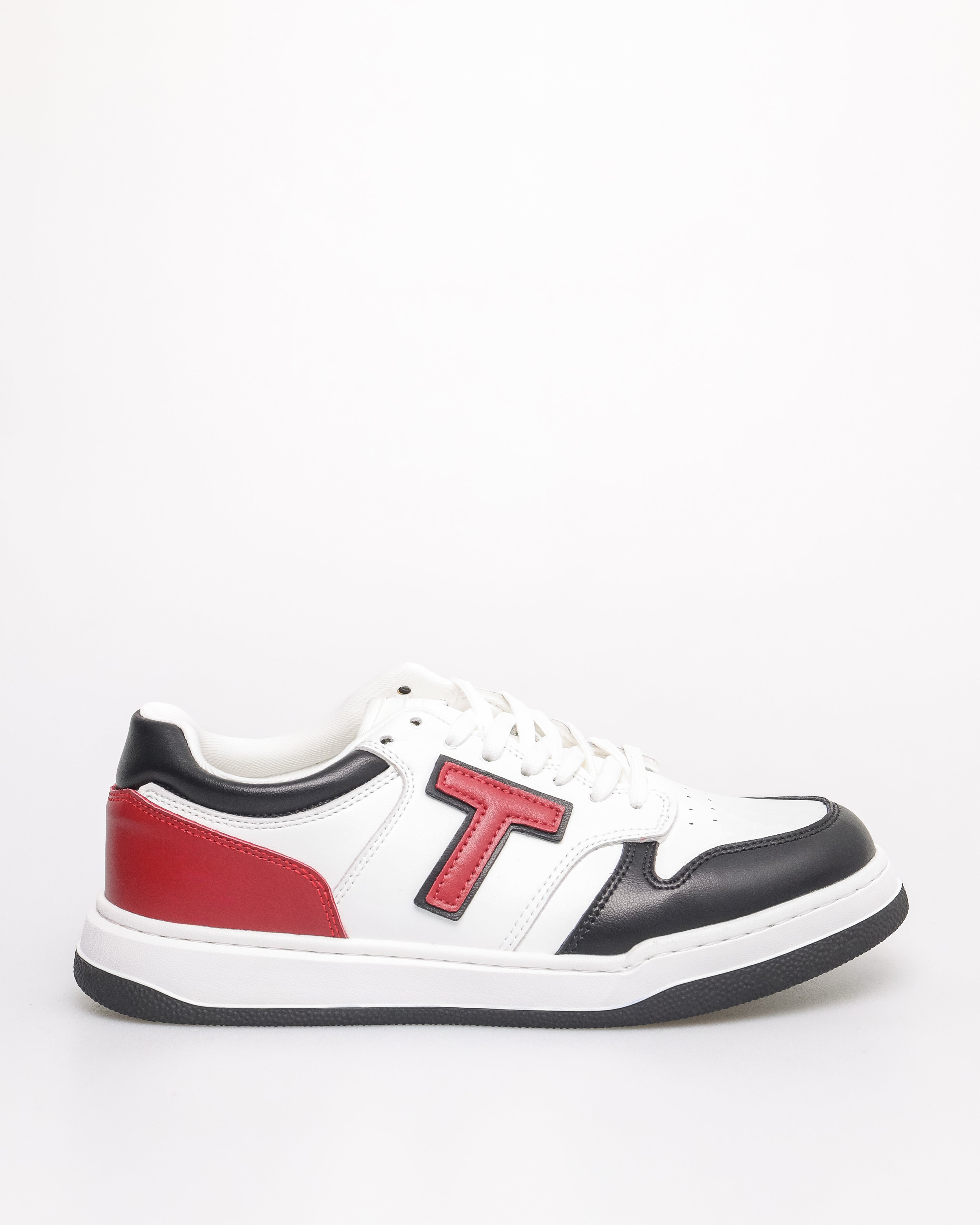 Tomaz TY025 Men's Treadmaster Sneakers (Black/White/Red)