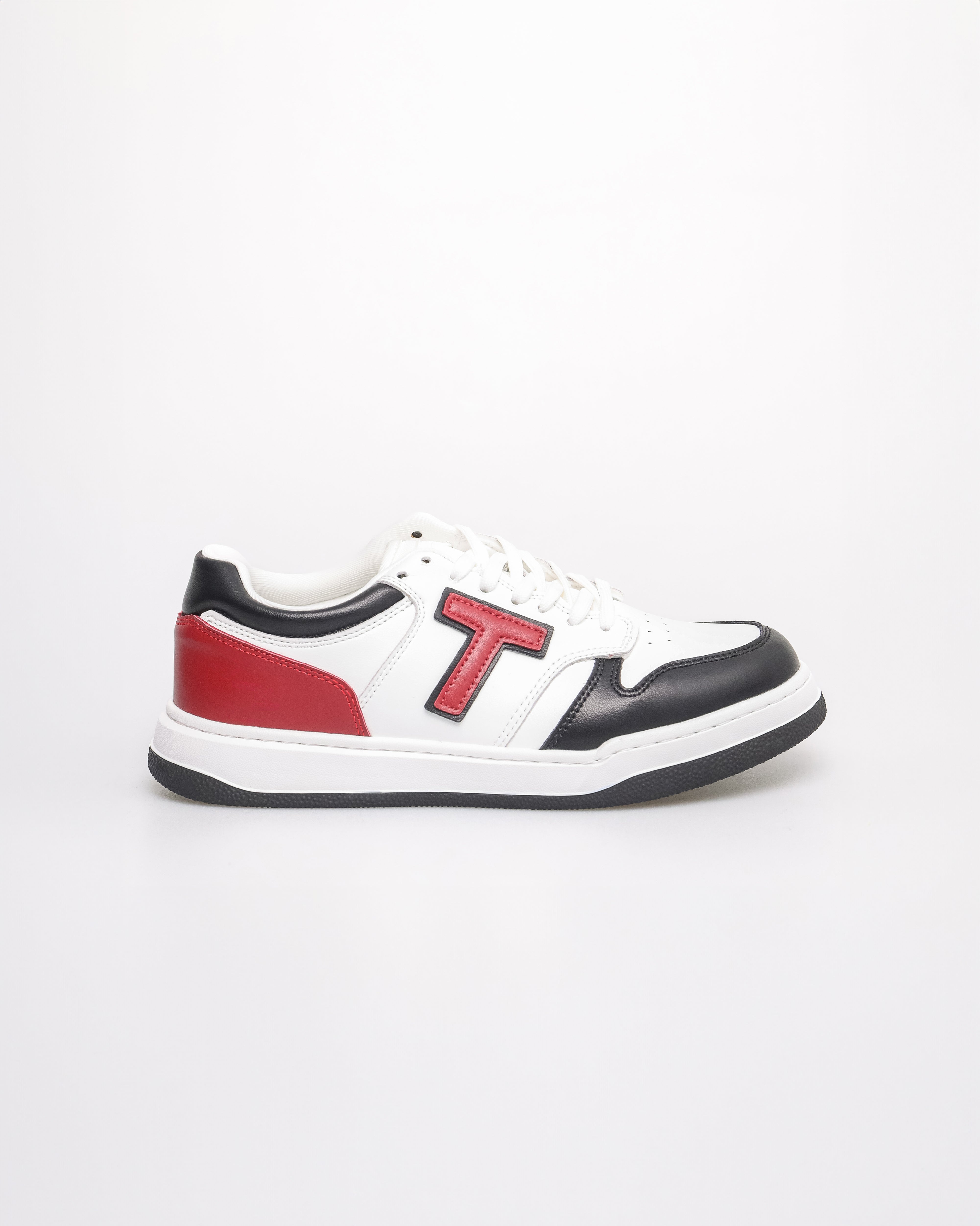 Tomaz TY025 Men's Treadmaster Sneakers (Black/White/Red)