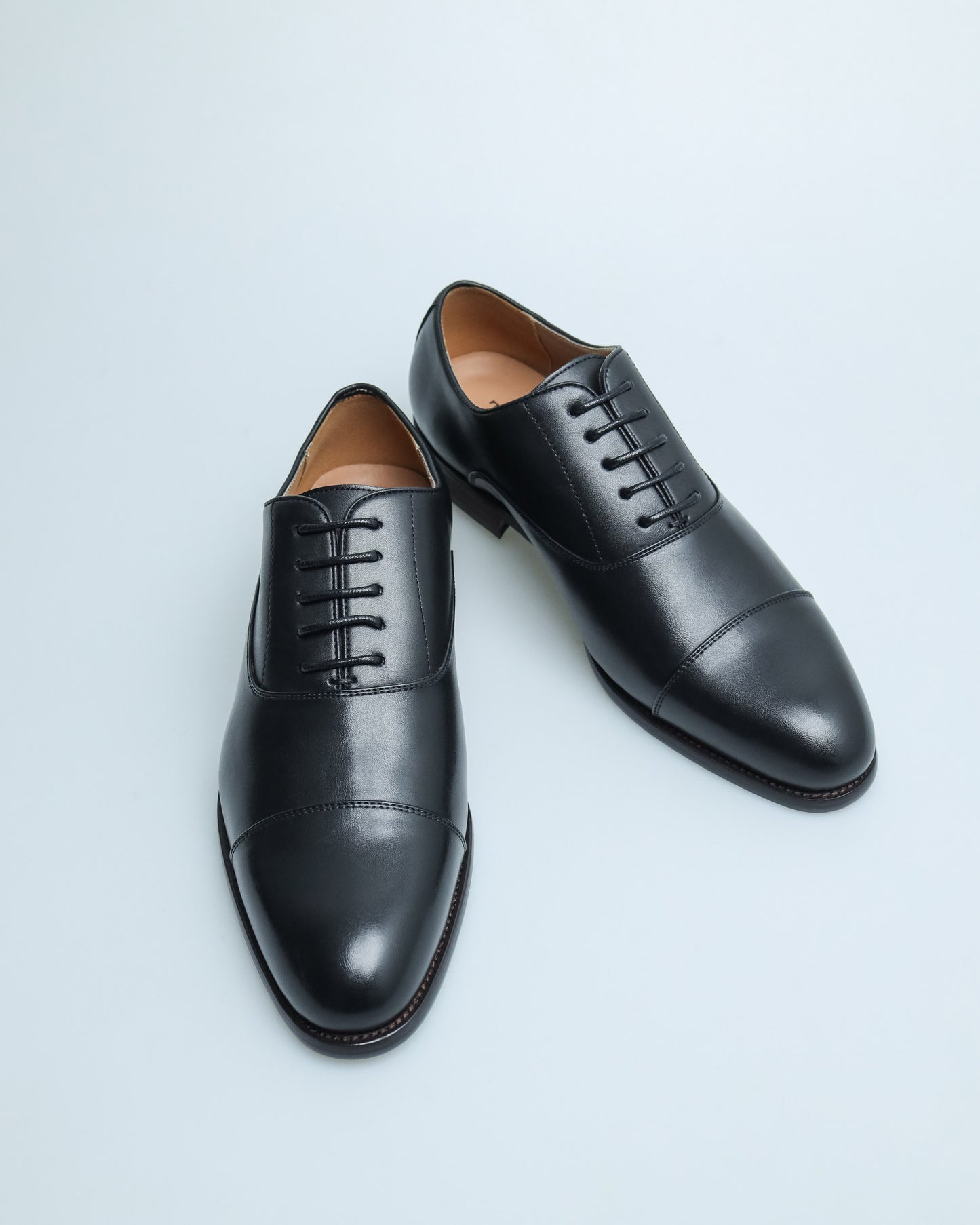 Tomaz F394 Men's Cap Toe Oxford (Black)