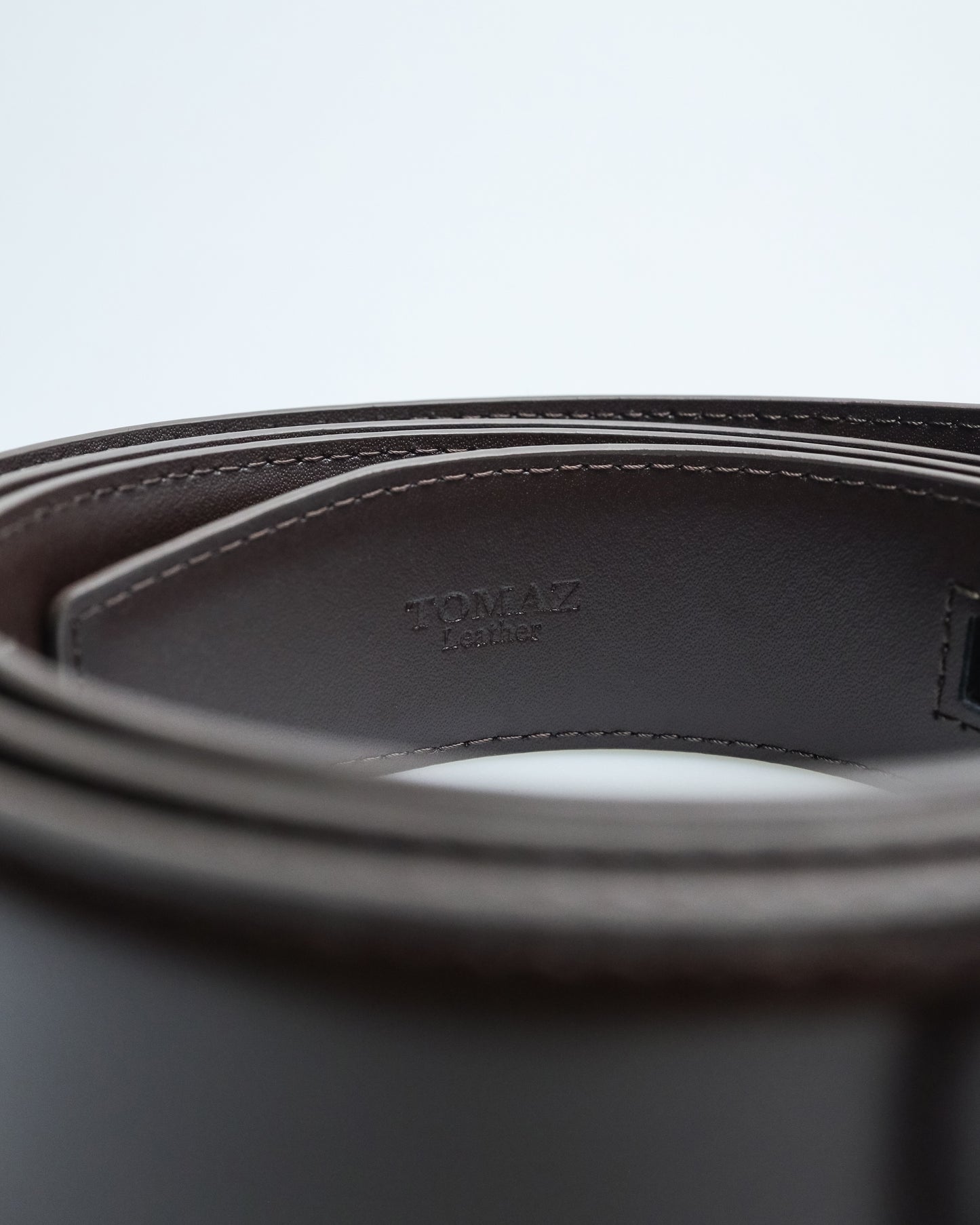 Tomaz AB089 Men's Reversible Leather Belt (Brown)