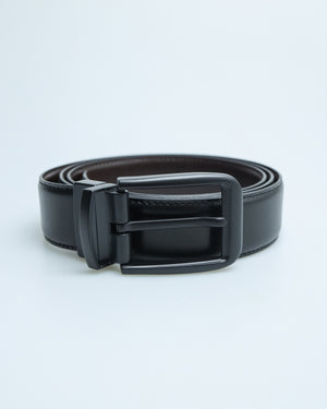 
                  
                    Load image into Gallery viewer, Tomaz AB106 Men&amp;#39;s Reversible Leather Belt (Black/Brown)
                  
                