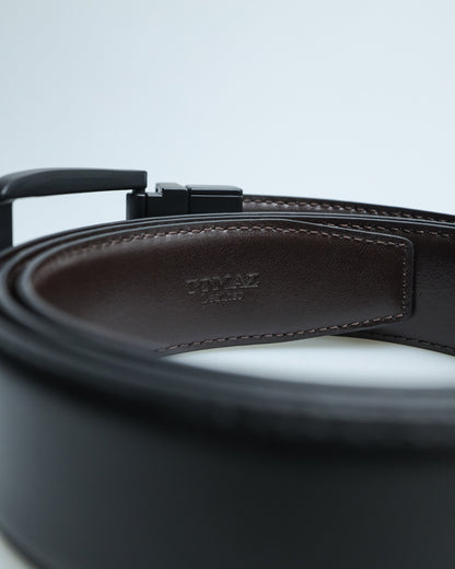 Tomaz AB106 Men's Reversible Leather Belt (Black/Brown)