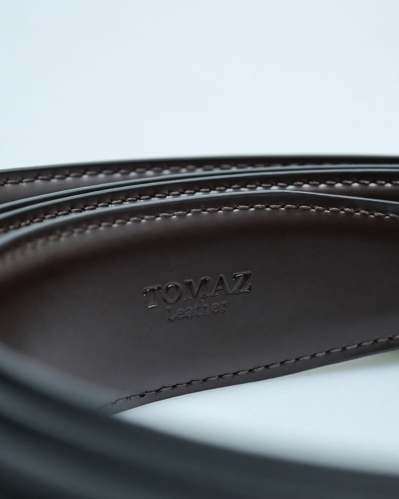 
                  
                    Load image into Gallery viewer, Tomaz AB084 Men&amp;#39;s Automatic Leather Belt (Brown)
                  
                