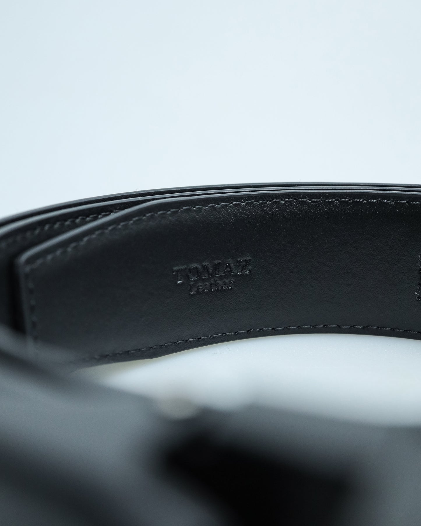 Tomaz AB086 Men's Automatic Leather Belt (Black)