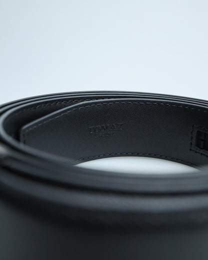 Tomaz AB083 Men's Automatic Leather Belt (Black)