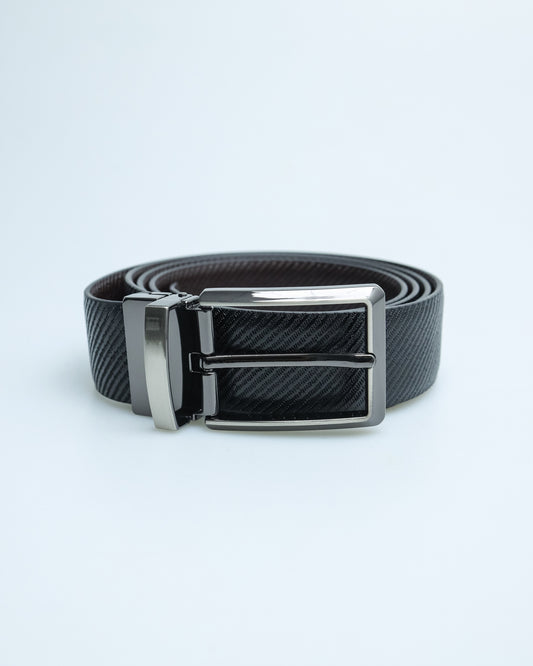 Tomaz AB103 Men's Reversible Leather Belt (Black/Brown)