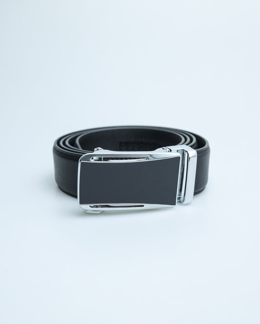 Tomaz AB100 Men's Automatic Leather Belt (Black)