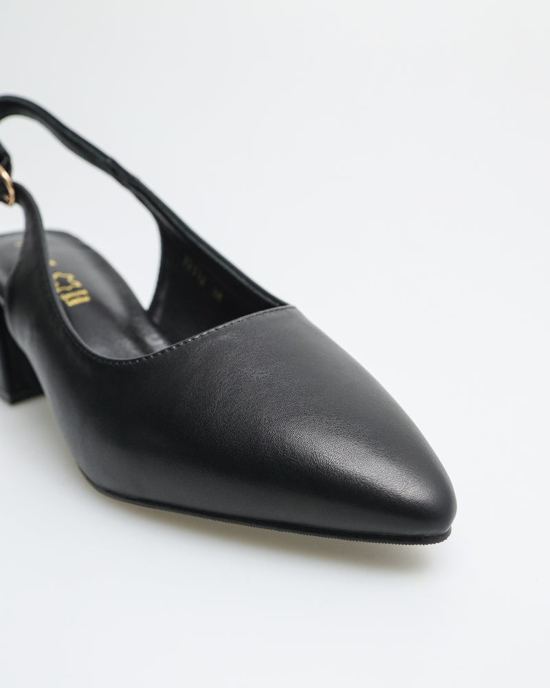 
                  
                    Load image into Gallery viewer, Tomaz YX112 Ladies Slingback Heels (Black)
                  
                