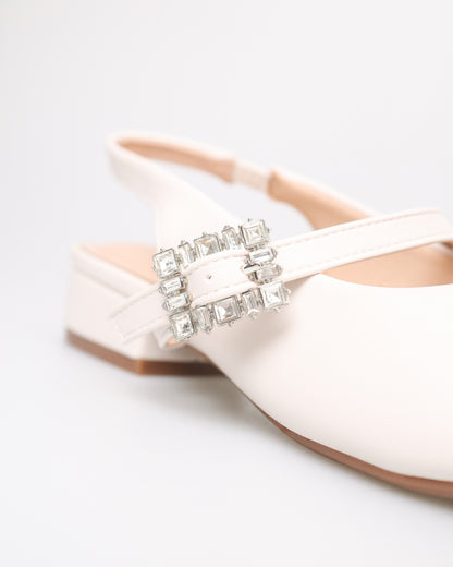 Tomaz NN430 Ladies Pointy Crystal Buckle Heels