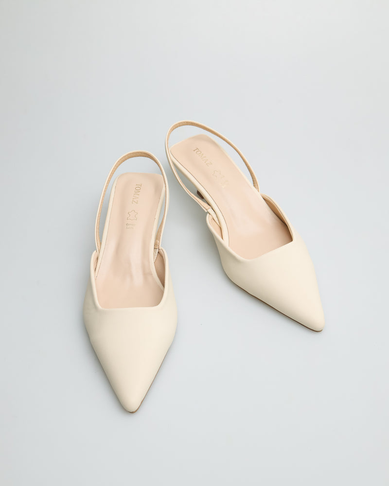 
                  
                    Load image into Gallery viewer, Tomaz YX98 Ladies Slingback Heels (Beige)
                  
                