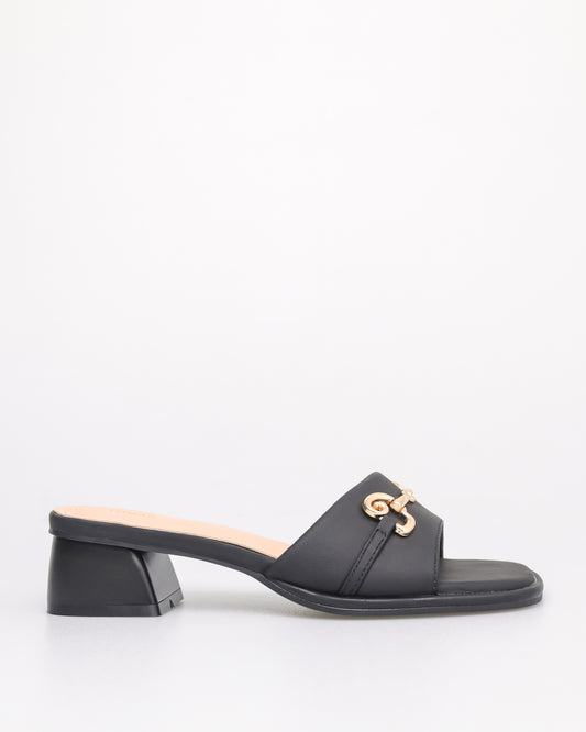 Tomaz NN484 Ladies Horsebit Sandal (Black)