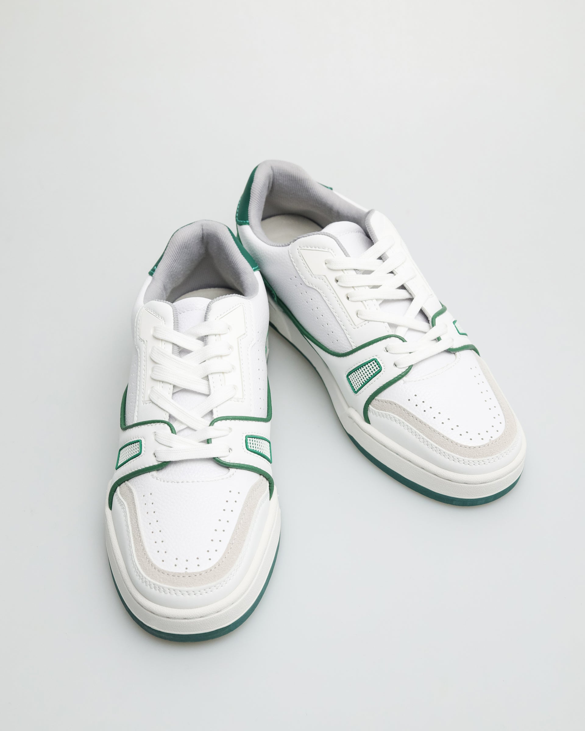 Tomaz C611 Men's Sneakers (White/Green)