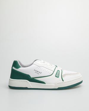
                  
                    Load image into Gallery viewer, Tomaz C611 Men&amp;#39;s Sneakers (White/Green)
                  
                