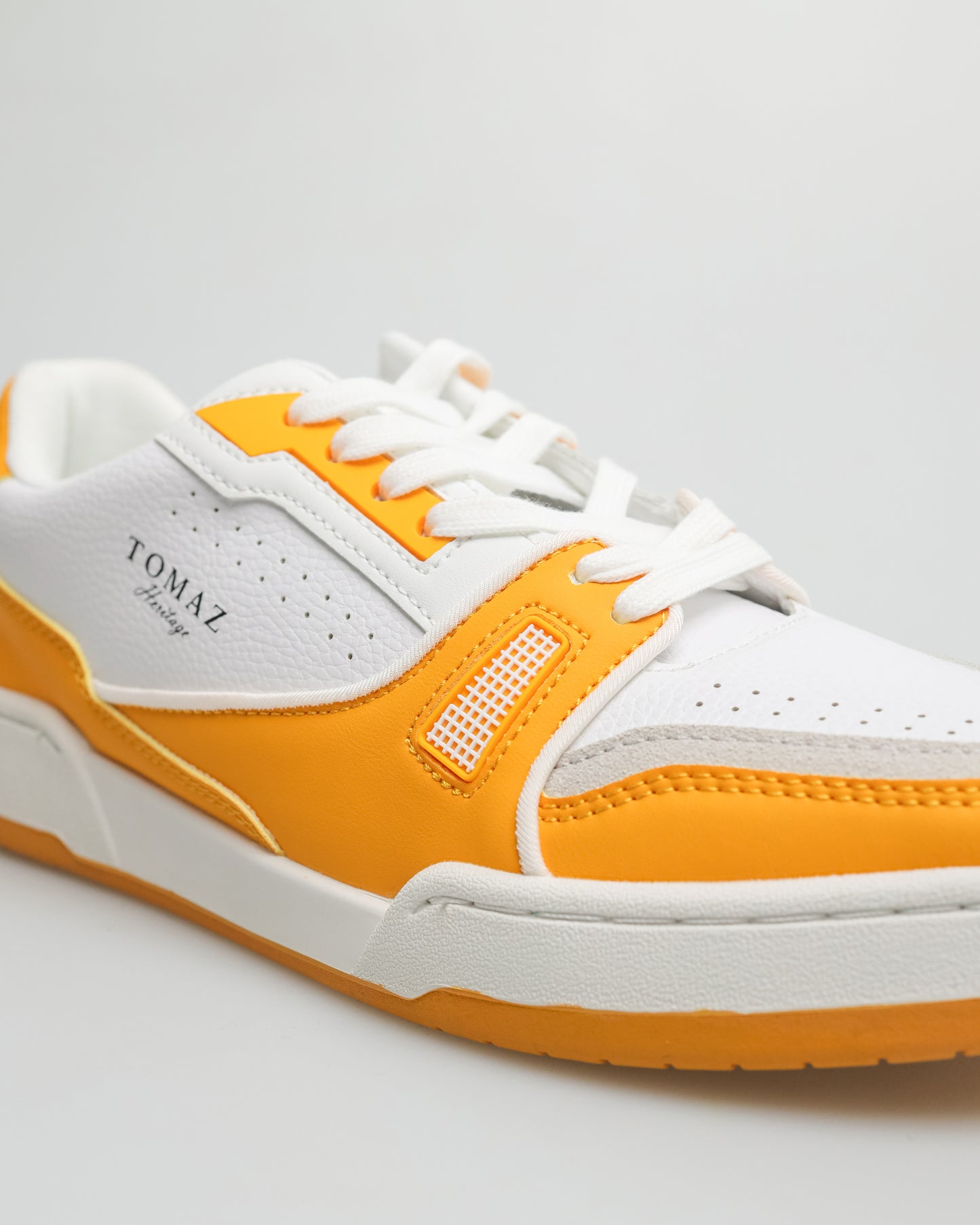 Tomaz C611 Men's Sneakers (White/Yellow)