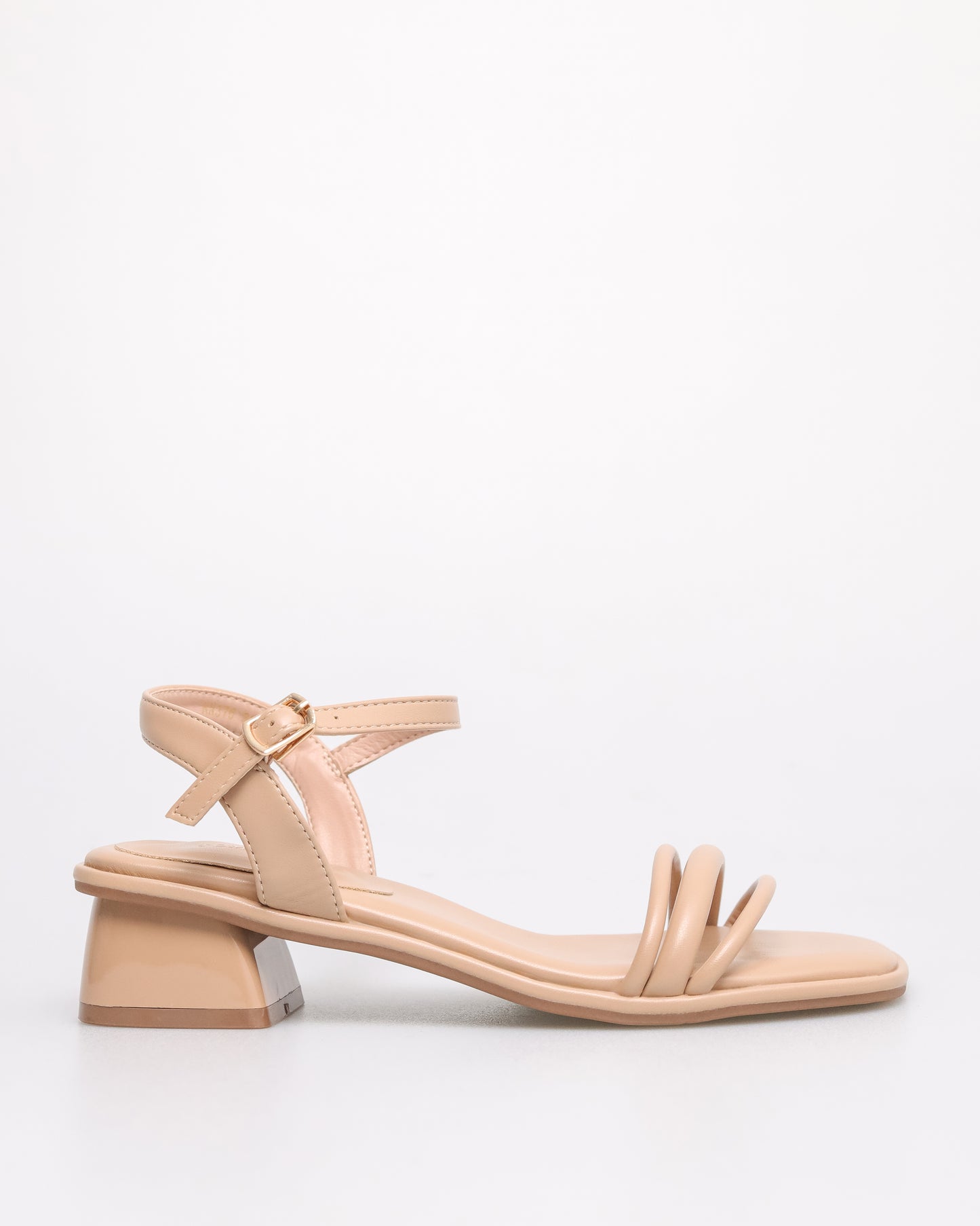 Tomaz NN376 Ladies Strappy Slingback Heels (Nude)