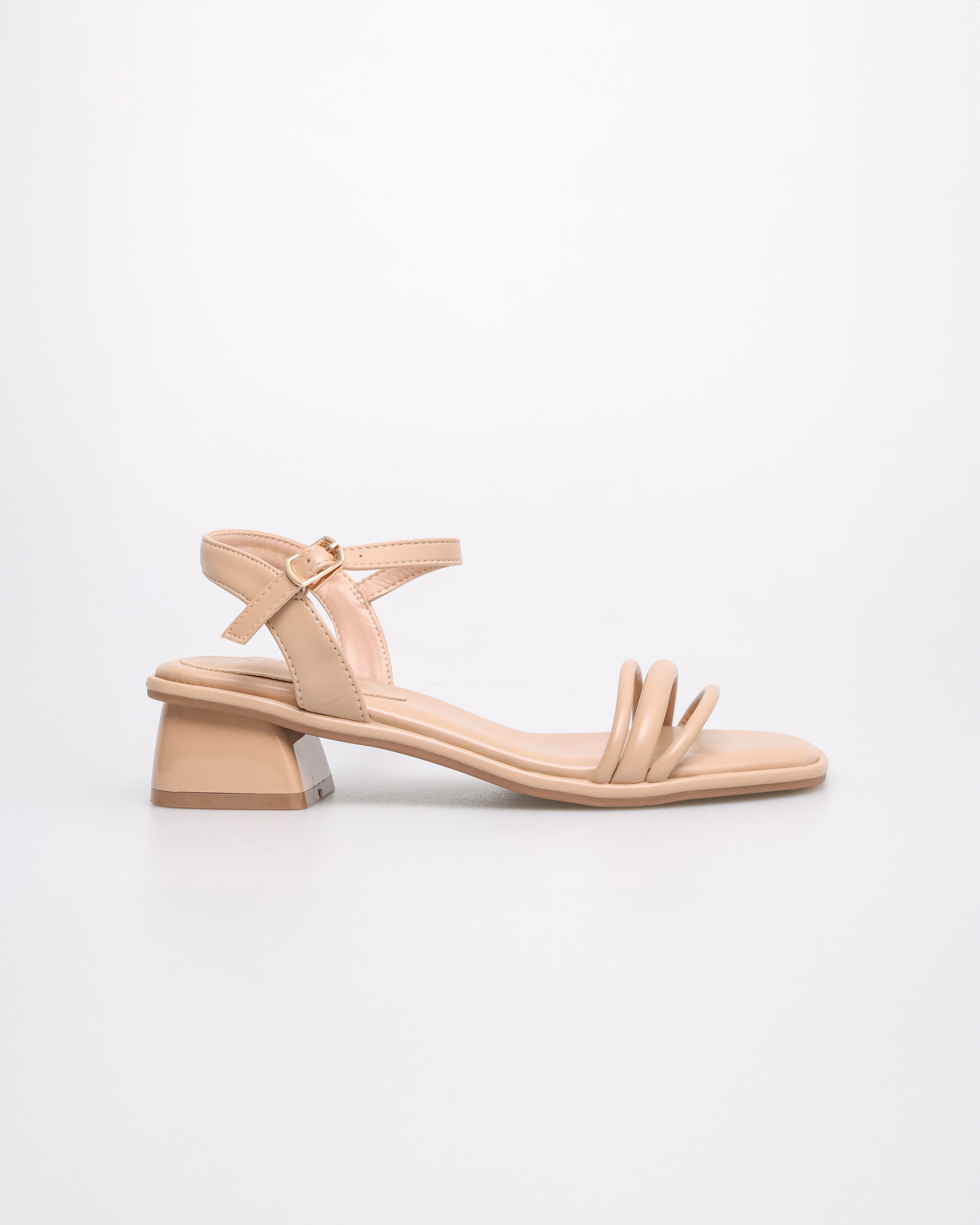 Tomaz NN376 Ladies Strappy Slingback Heels (Nude)