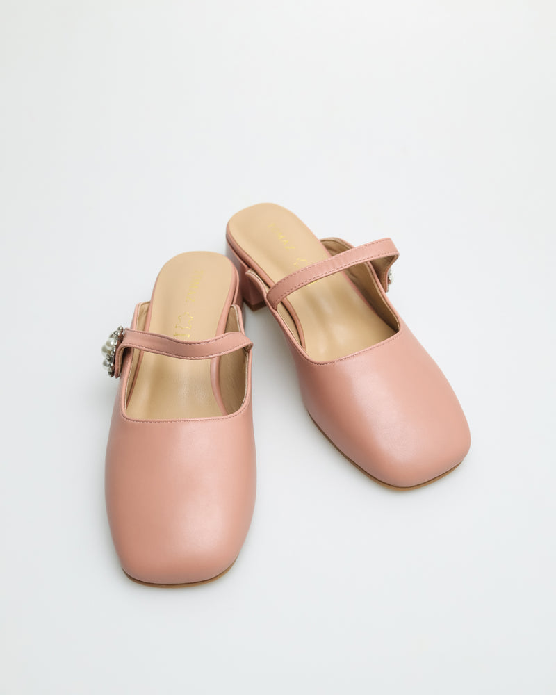 
                  
                    Load image into Gallery viewer, Tomaz YX110 Ladies Flower Gem Heels (Pink)
                  
                