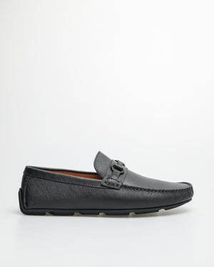 
                  
                    Load image into Gallery viewer, Tomaz C485 Buckle Moccasins (Black)
                  
                