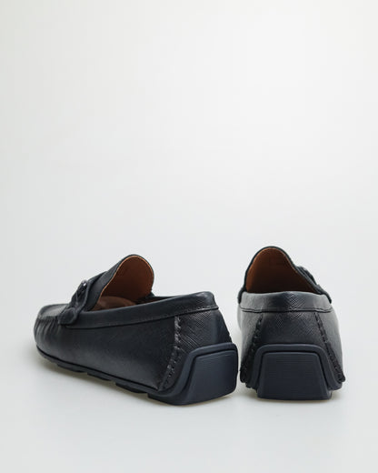 Tomaz C485 Buckle Moccasins (Navy)