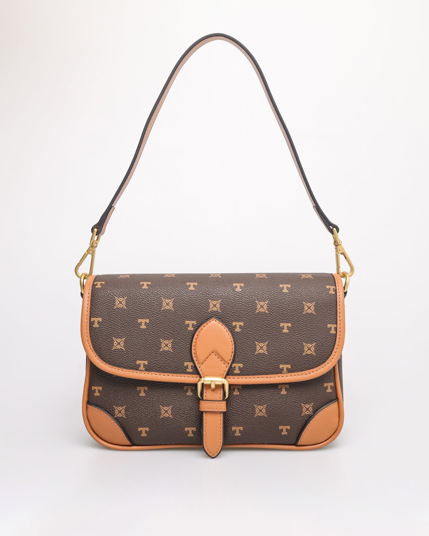 Tomaz BL256 Monogram Ladies Bags (Tan/Black)