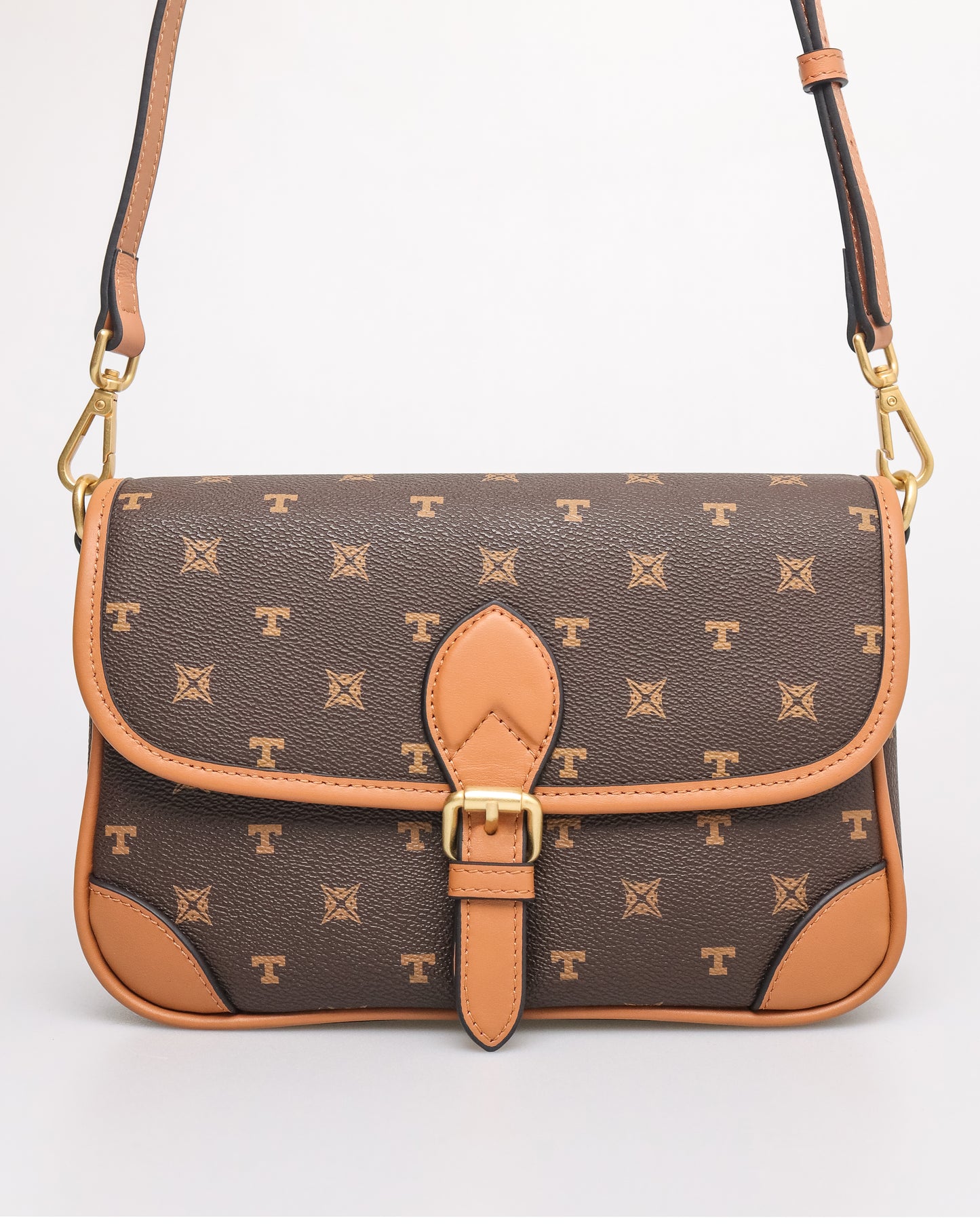 Tomaz BL256 Monogram Ladies Bags (Tan/Black)