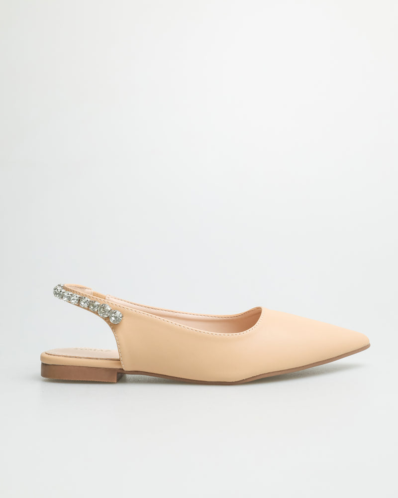 
                  
                    Load image into Gallery viewer, Tomaz NN137 Ladies Slingback Flats (Beige)
                  
                