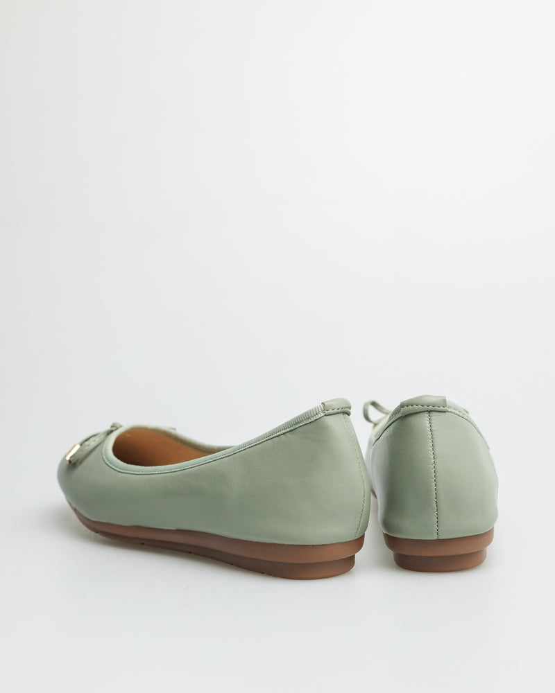 
                  
                    Load image into Gallery viewer, Tomaz NN089 Ladies Ribbon Flats (Green)
                  
                