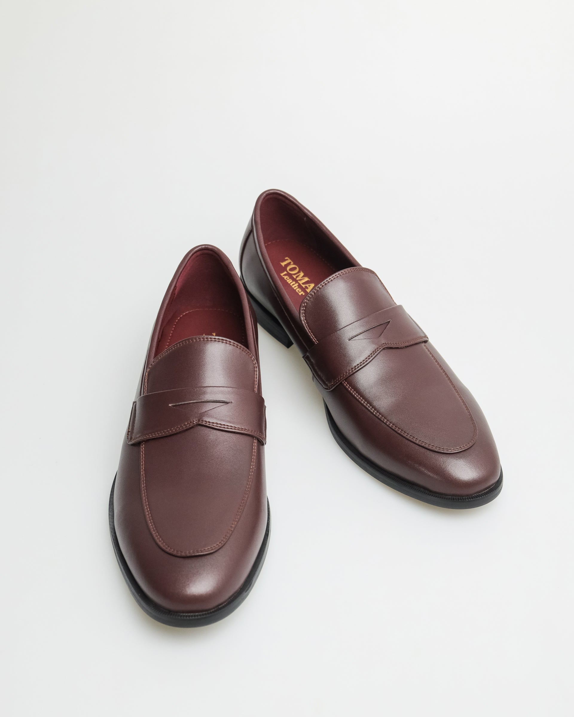 Tomaz HF059 Men's Penny Loafer (Wine)