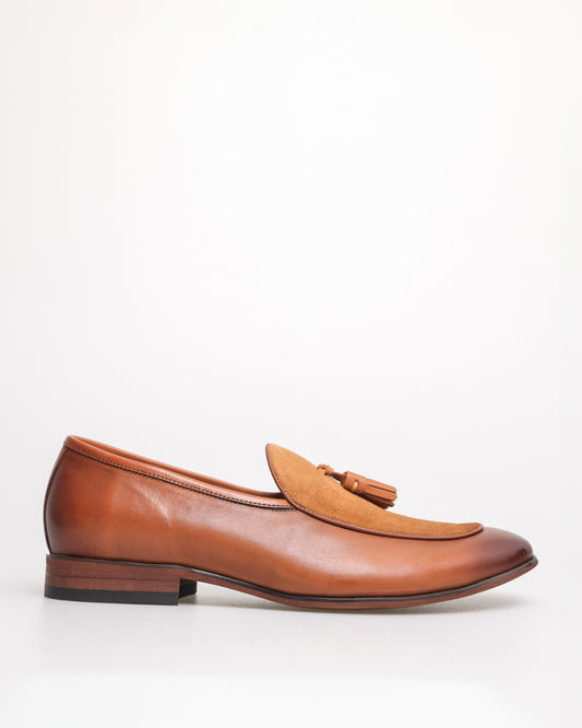 Tomaz HF093 Men's Tassel Loafers (Tan)