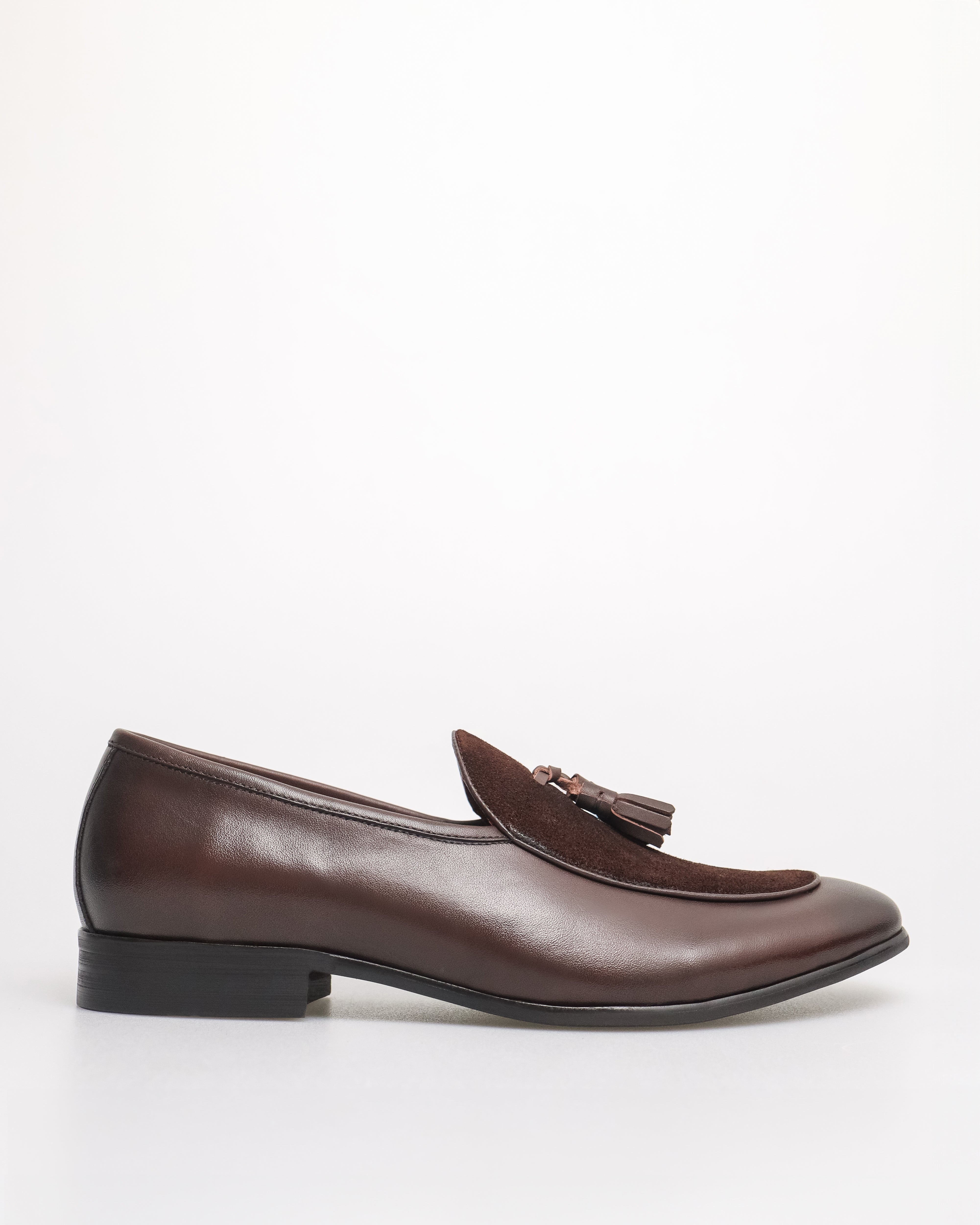 Tomaz HF093 Men's Tassel Loafers (Coffee)